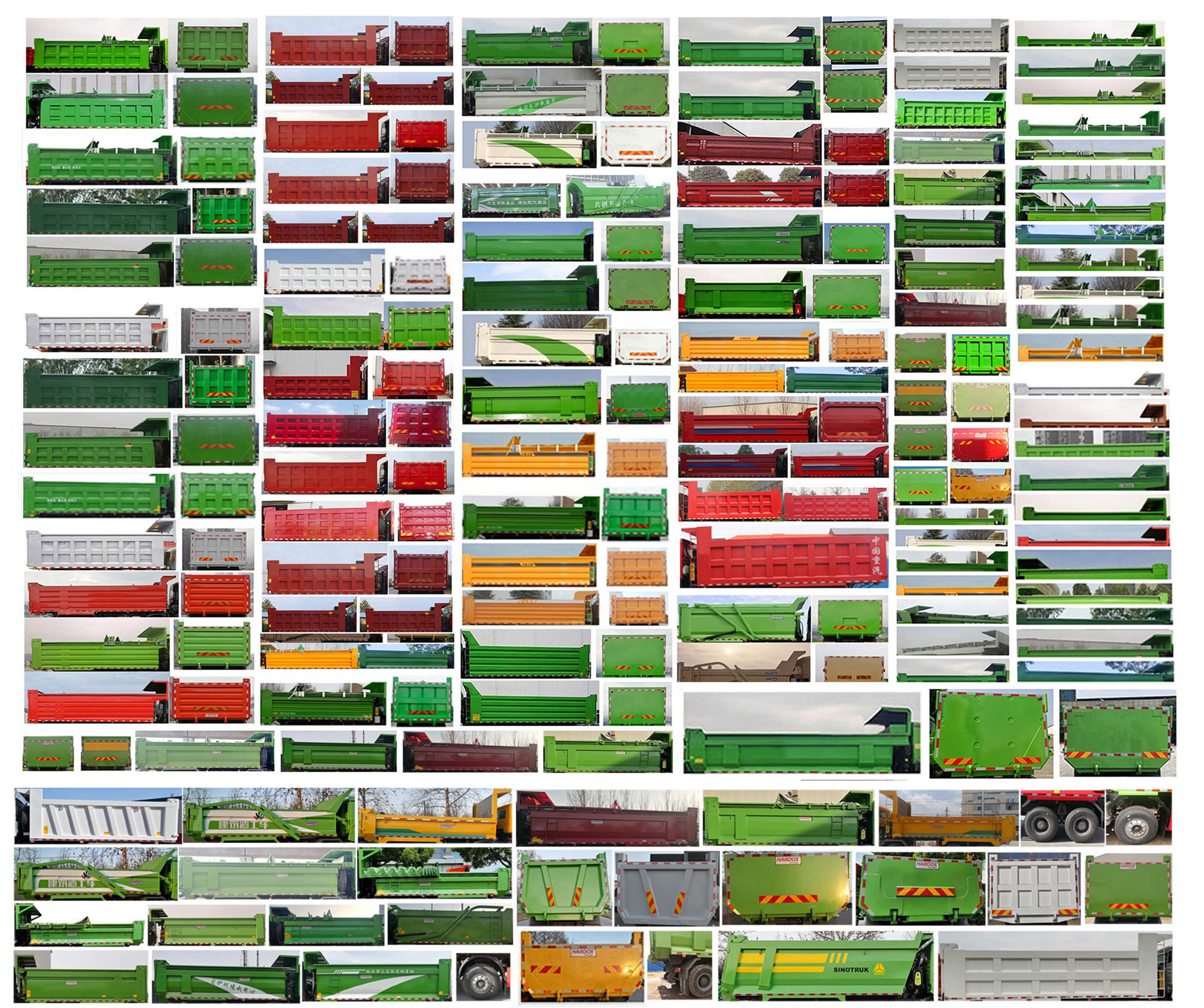 豪沃牌ZZ5317ZLJW256HF1自卸式垃圾車公告圖片