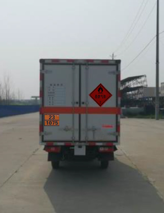 順風(fēng)智造牌SFZ5030XRQS6易燃氣體廂式運輸車公告圖片