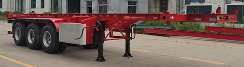 鲁驰牌10米35.2吨3轴集装箱运输半挂车(LC9403TJZG)