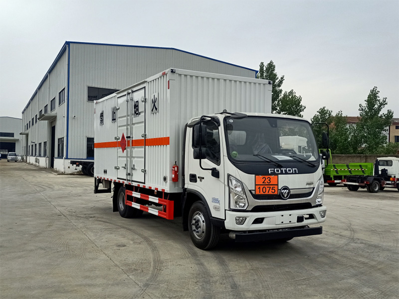 楚飞牌CLQ5100XRQ6BJ易燃气体厢式运输车