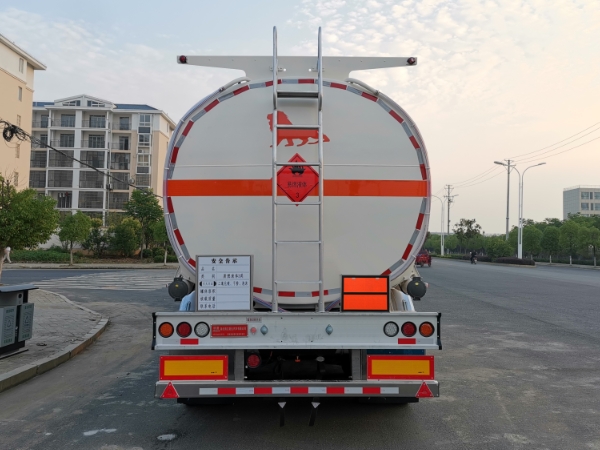 欧曼牌HFV9400GRYD易燃液体罐式运输半挂车公告图片