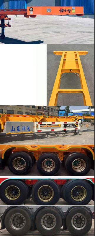 盛郓牌SRD9401TJZE45集装箱运输半挂车公告图片