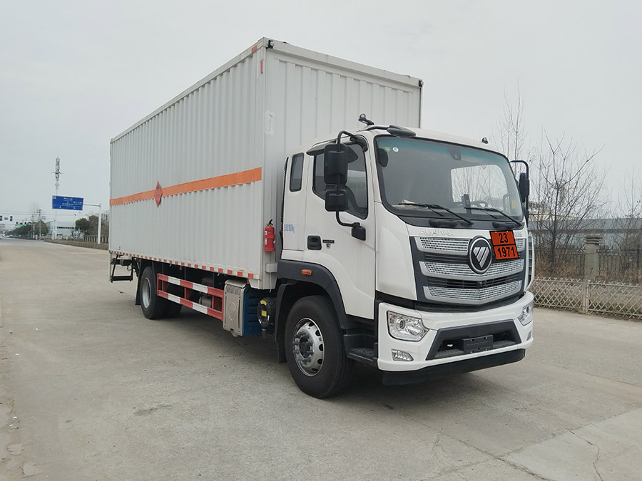 大力牌DLQ5182XRQBJ6易燃气体厢式运输车