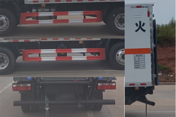 专威牌HTW5042XRYCA6易燃液体厢式运输车公告图片