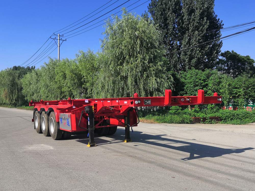 恒通梁山牌10.3米35吨3轴集装箱运输半挂车(CBZ9409TJZ)