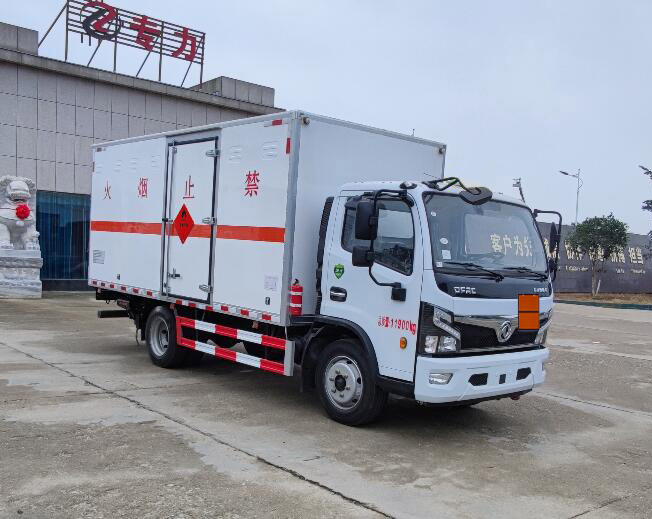 专力牌ZLC5127XRQE6易燃气体厢式运输车