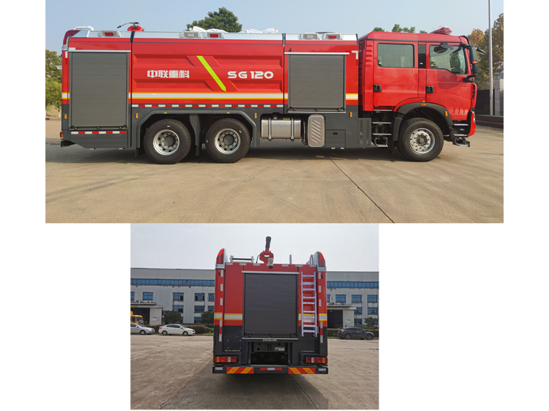 中联牌ZLF5281GXFSG120水罐消防车公告图片