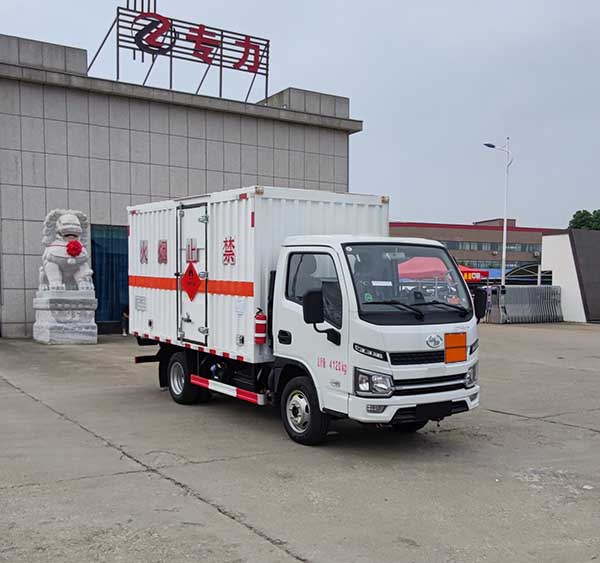 专力牌ZLC5043XRQS6易燃气体厢式运输车