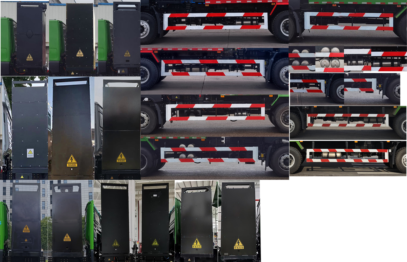 CQ3250BEVES504 红岩牌490马力后双桥,后八轮纯电动6.2米换电式纯电动自卸汽车图片