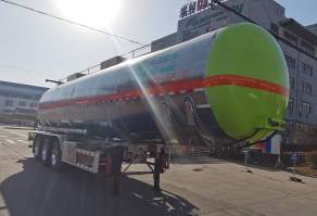 铝合金易燃液体罐式运输半挂车