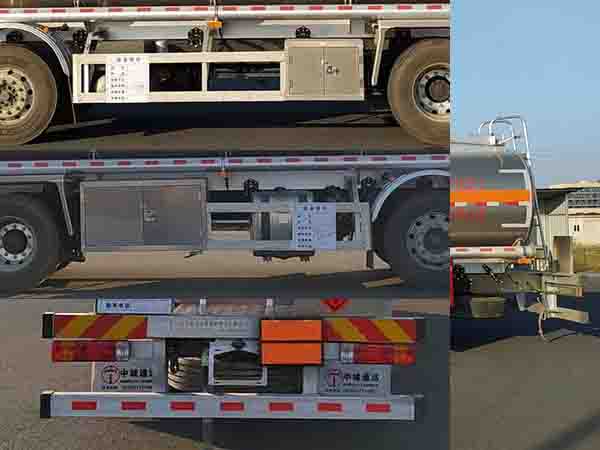 中城通達(dá)牌CLE5324GYYFB1鋁合金運(yùn)油車(chē)公告圖片