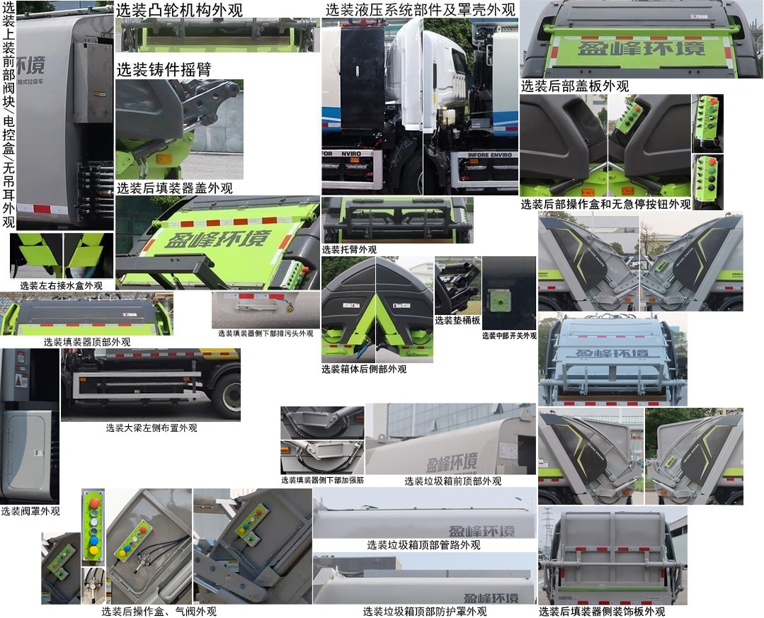 中聯(lián)牌ZBH5101ZYSBJBEV純電動壓縮式垃圾車公告圖片