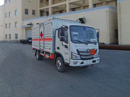 易燃气体厢式运输车
