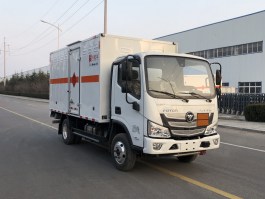 鸿星达牌SJR5044XRQ-6易燃气体厢式运输车