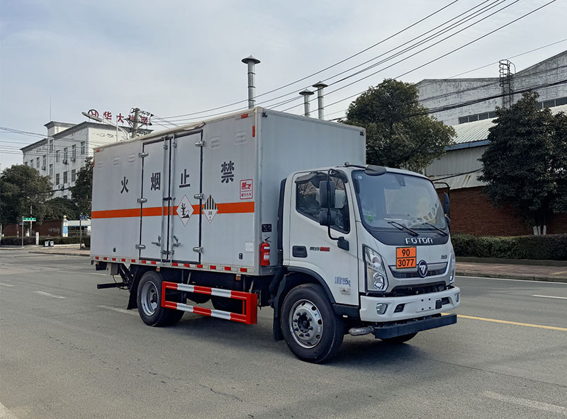 楚飞牌CLQ5120XZW6BJ杂项危险物品厢式运输车公告图片
