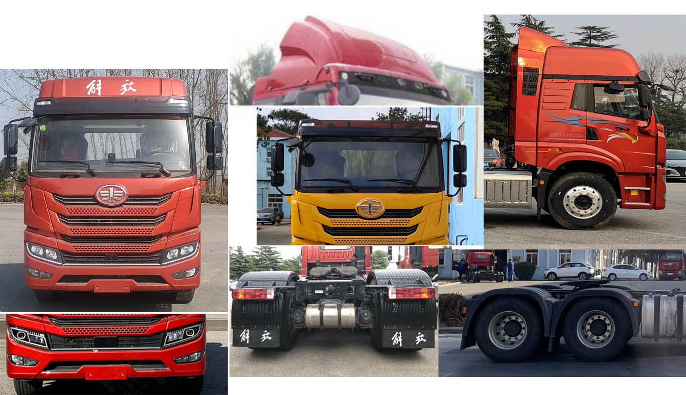 CA4250P1K15T1E6A81 解放牌460马力后双桥,后八轮柴油国六牵引汽车图片