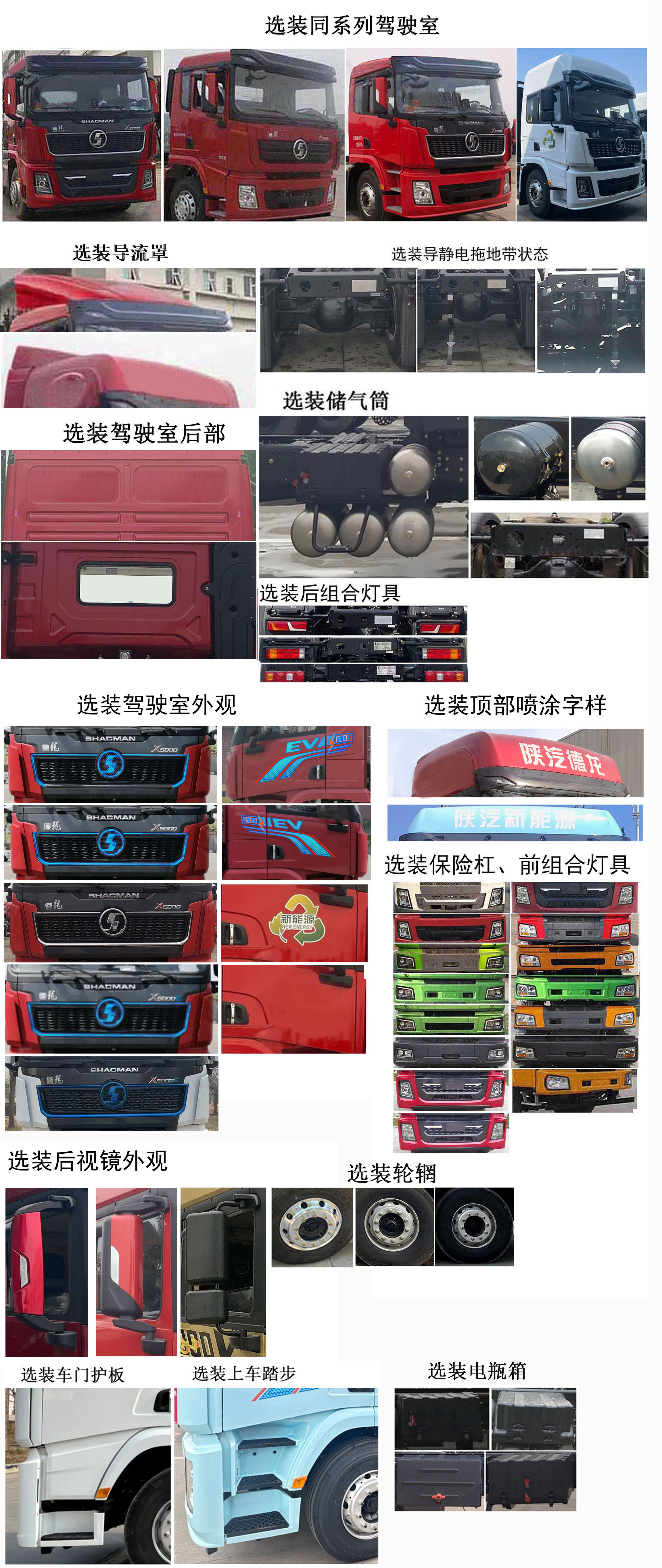 SX4257XF4C1SEV 陕汽牌558马力后双桥,后八轮纯电动换电式纯电动牵引汽车图片