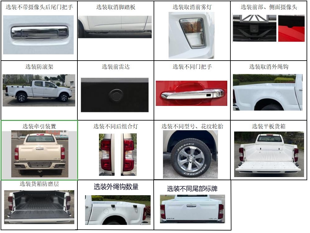 QL1030CTHW 庆铃牌(繁体)牌150马力单桥柴油1.8米国六多用途货车图片