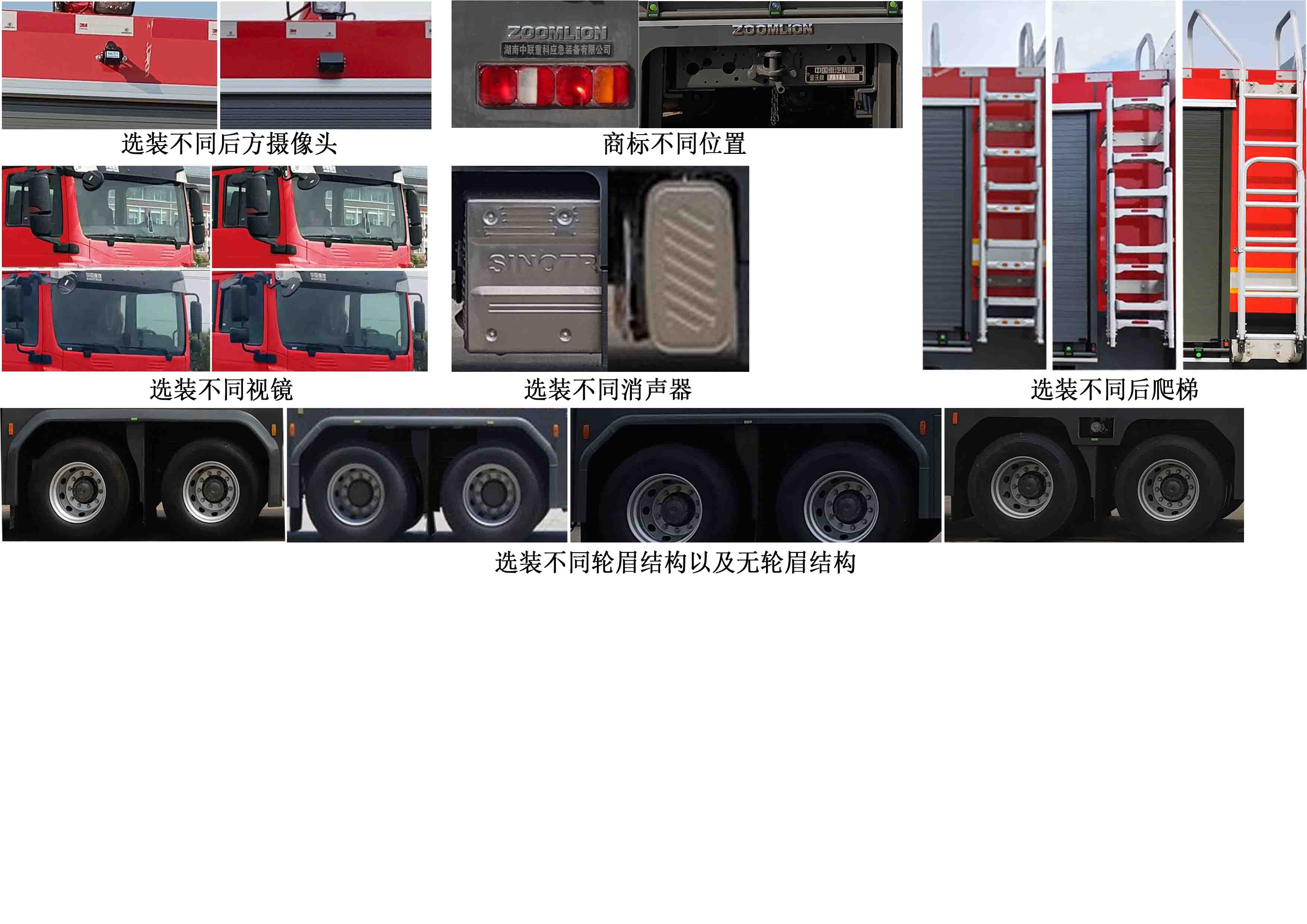 中联牌ZLF5341GXFSG180水罐消防车公告图片
