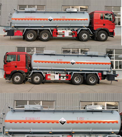 卡特利牌HTT5321GFWZZ6腐蝕性物品罐式運(yùn)輸車公告圖片