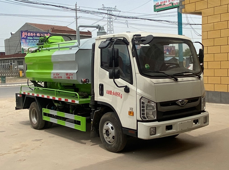 祥农达牌SGW5041GQWBJ6清洗吸污车