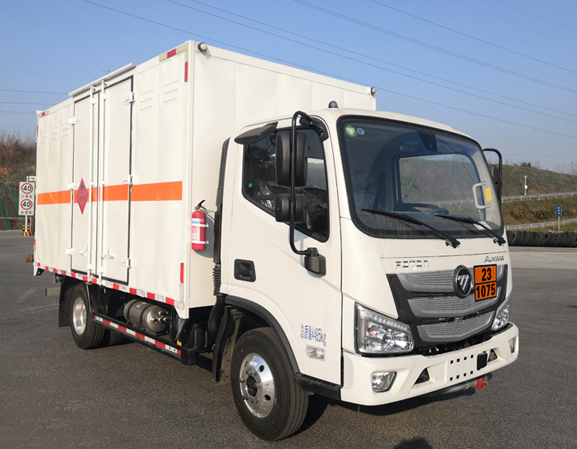 勤宏牌SQH5042XRQB6MA易燃气体厢式运输车