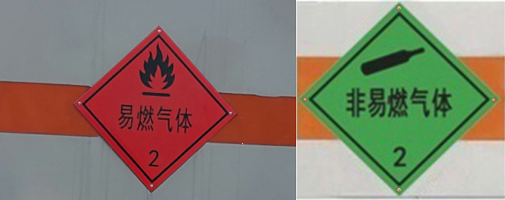 易燃气体厢式运输车图片