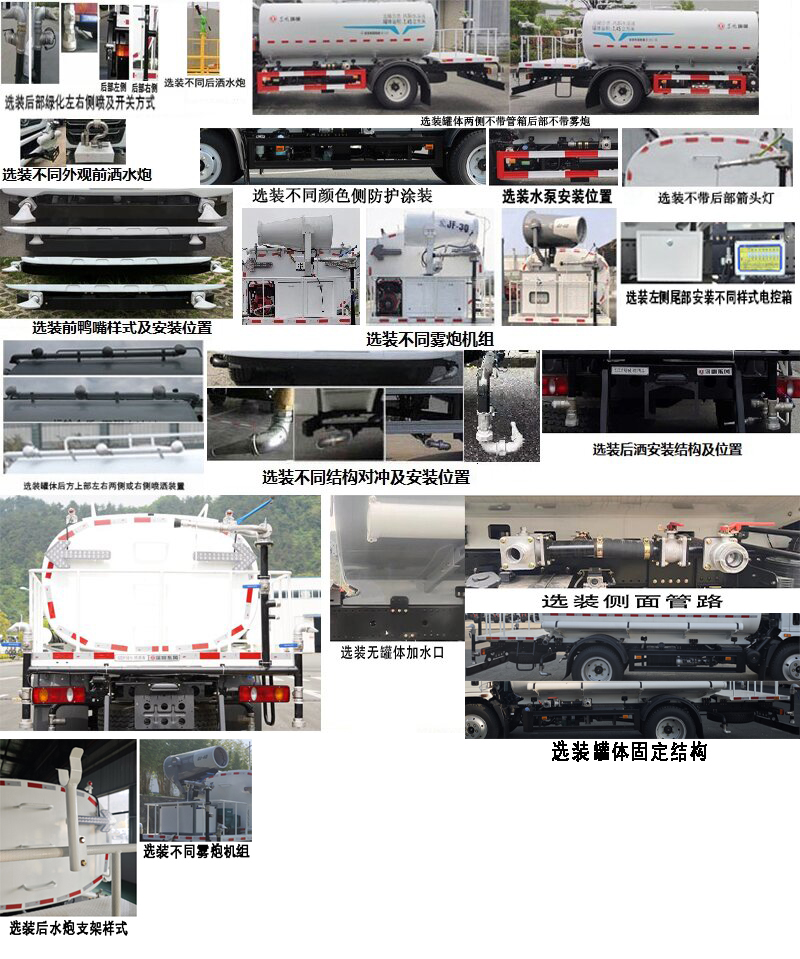 東風牌EQ5120GPSSEH6綠化噴灑車公告圖片