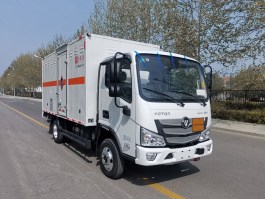 鸿星达牌SJR5044XRG-6易燃固体厢式运输车