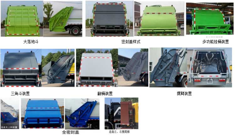 馨雅通牌ZXN5180ZYSE6壓縮式垃圾車公告圖片
