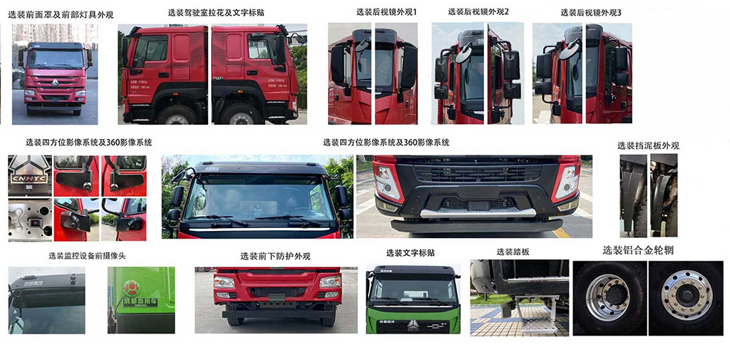 中汽牌ZQZ5311ZXXBEVZZ純電動(dòng)車廂可卸式垃圾車公告圖片