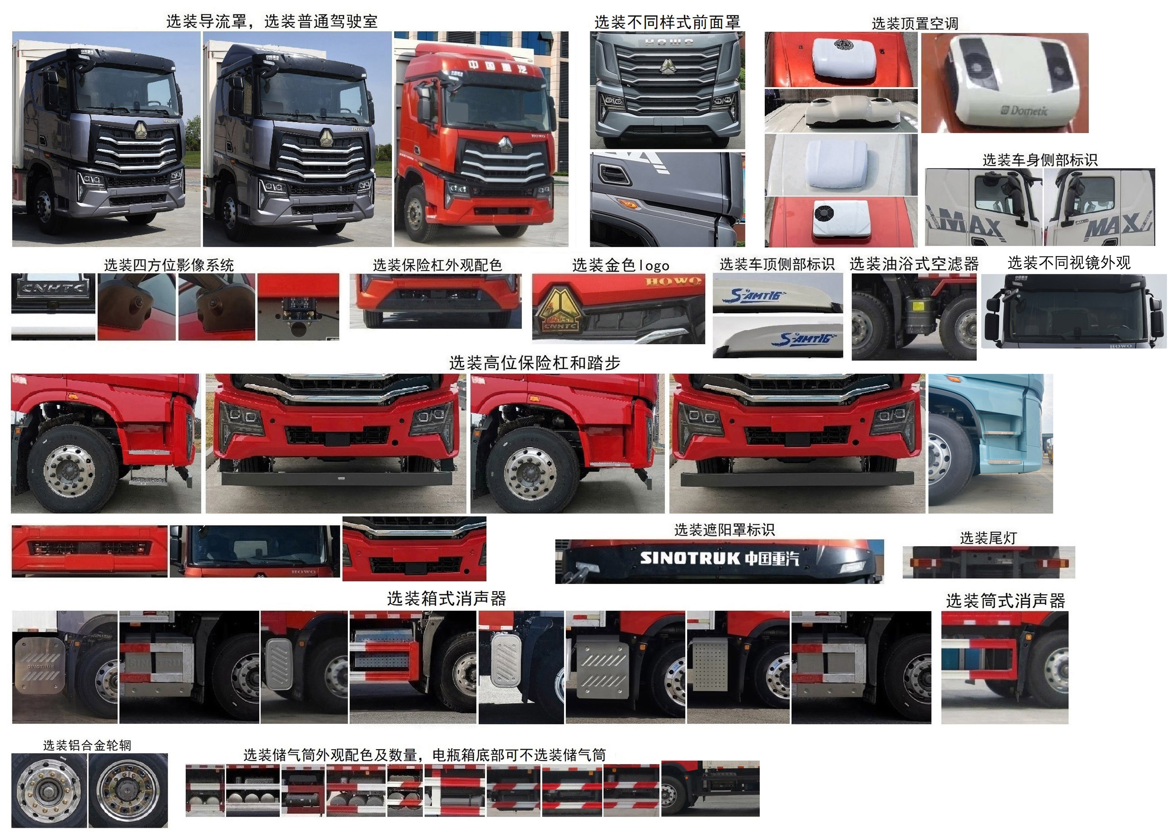 豪沃牌ZZ5187XYKN711KF1翼開啟廂式車公告圖片