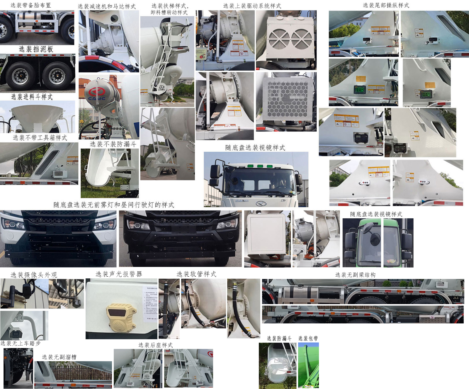 星馬牌AH5316GJBBL6混凝土攪拌運輸車公告圖片