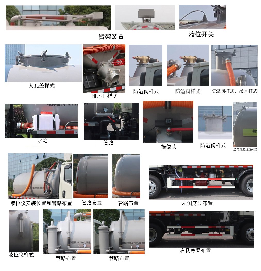 中聯(lián)牌ZBH5070GXEBJY6吸糞車公告圖片