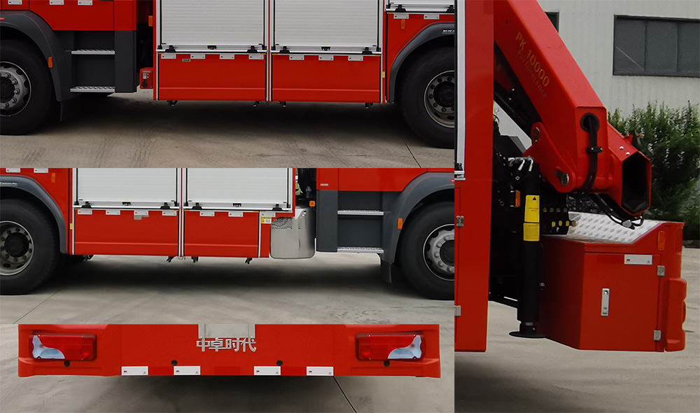 中卓時(shí)代牌ZXF5121TXFJY100/M6搶險(xiǎn)救援消防車公告圖片