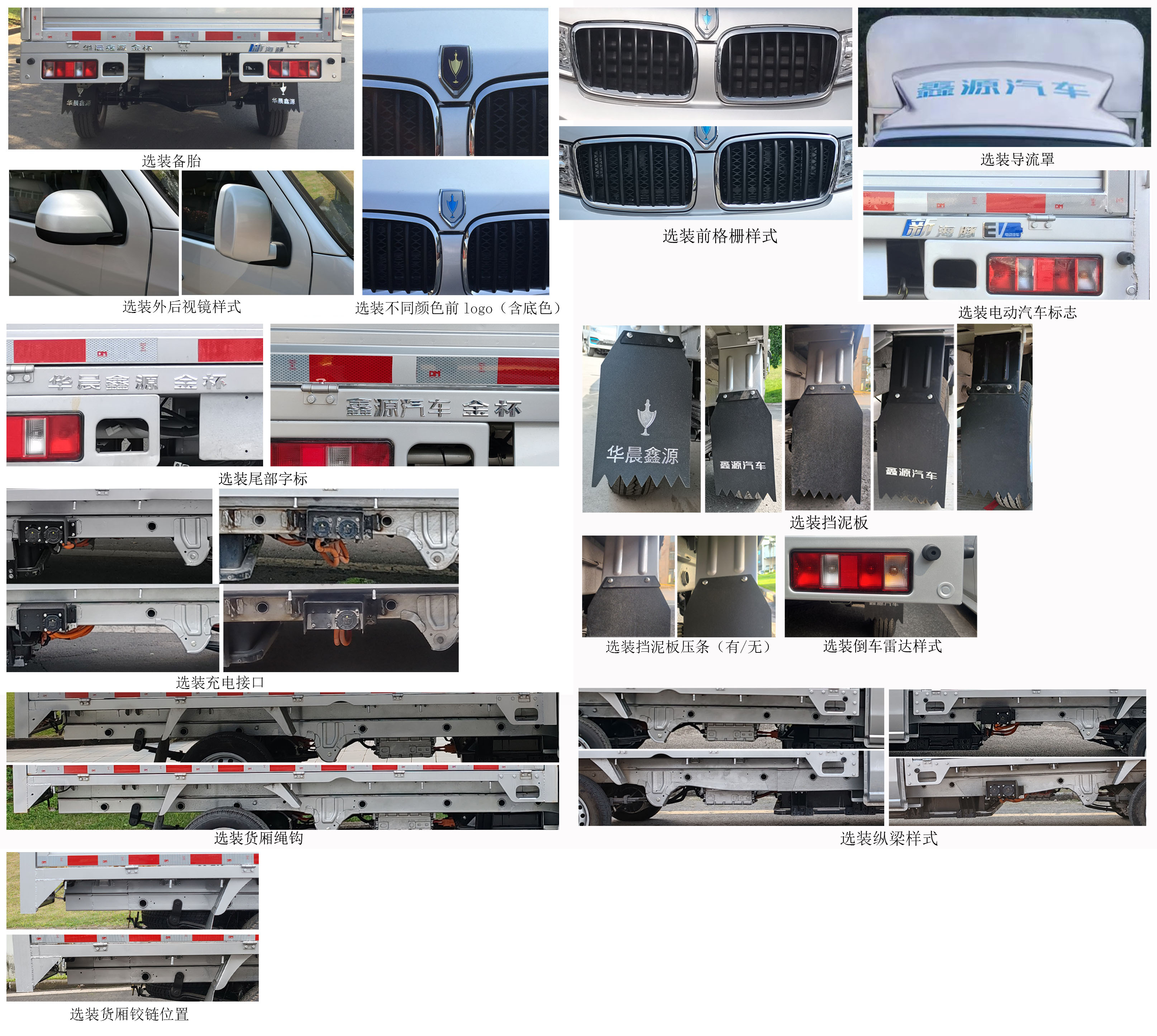 金杯牌JKC5032CCYD0L0BEV純電動倉柵式運輸車公告圖片