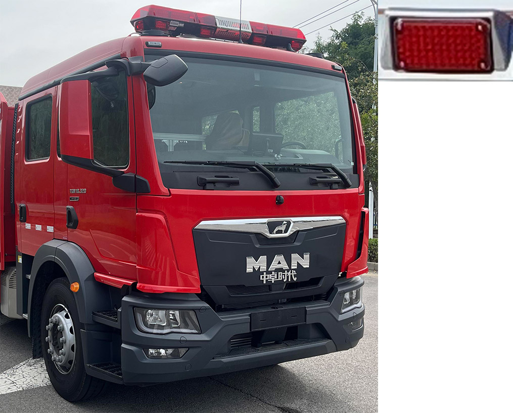 中卓時(shí)代牌ZXF5130TXFJY100/M6搶險(xiǎn)救援消防車公告圖片