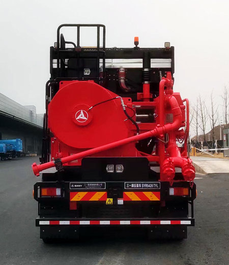 三一牌SYR5420TYL壓裂車公告圖片