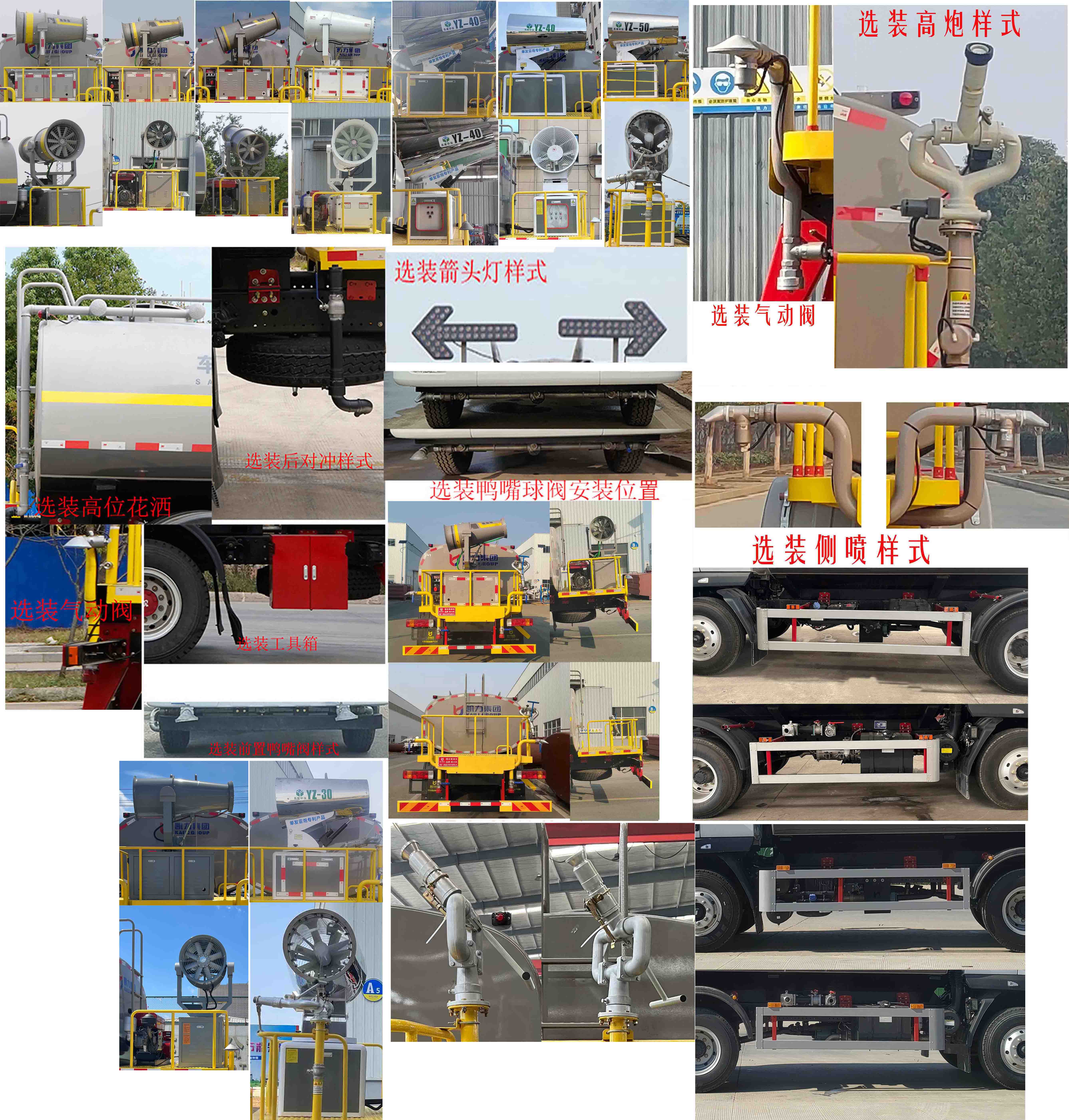 凱力風(fēng)牌KLF5161GPSL6綠化噴灑車公告圖片