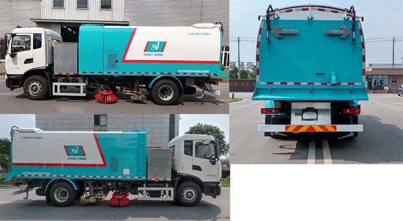 金驫牌YJW5180TXSBEV純電動洗掃車公告圖片