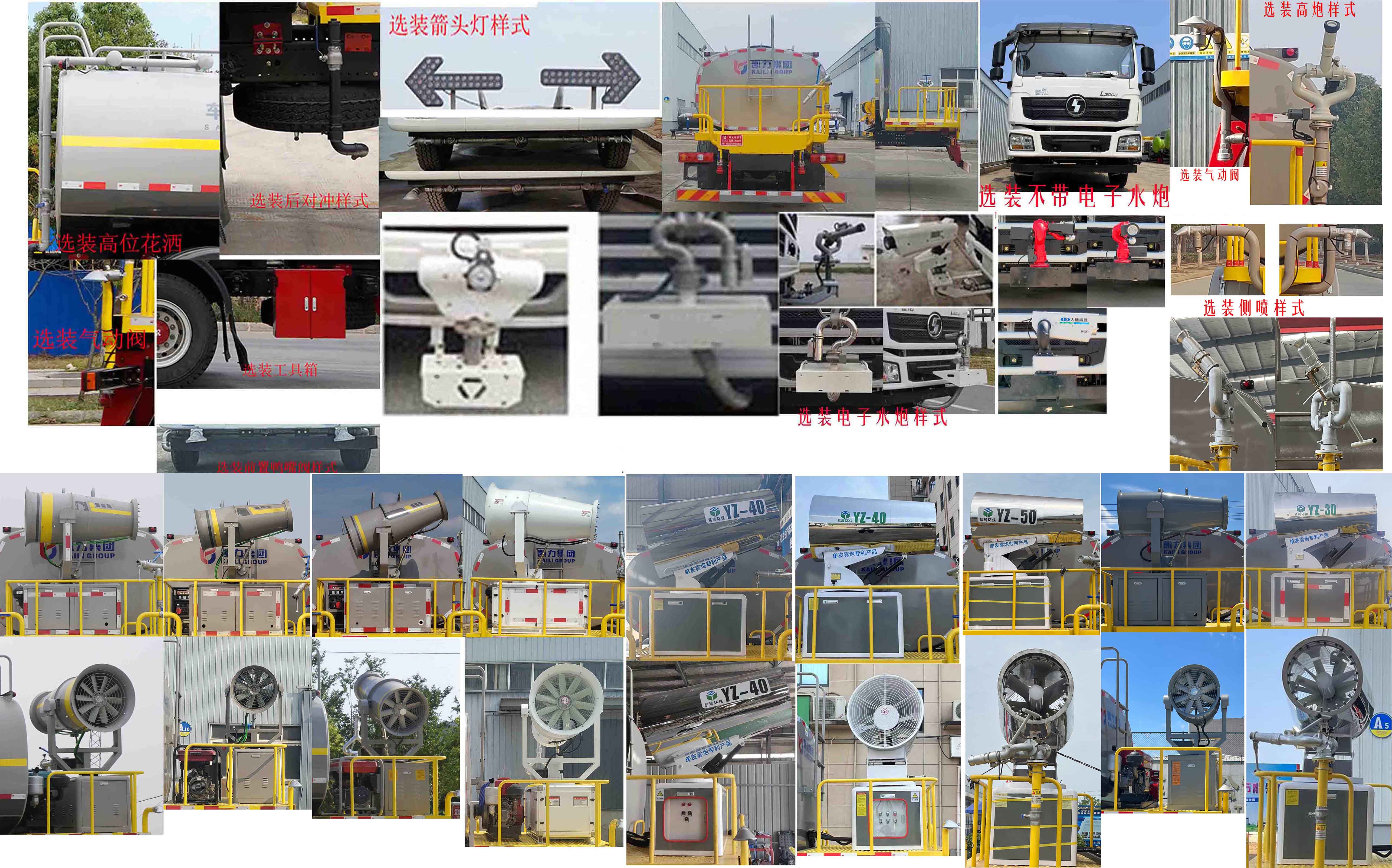 凱力風(fēng)牌KLF5183GPSS6綠化噴灑車公告圖片