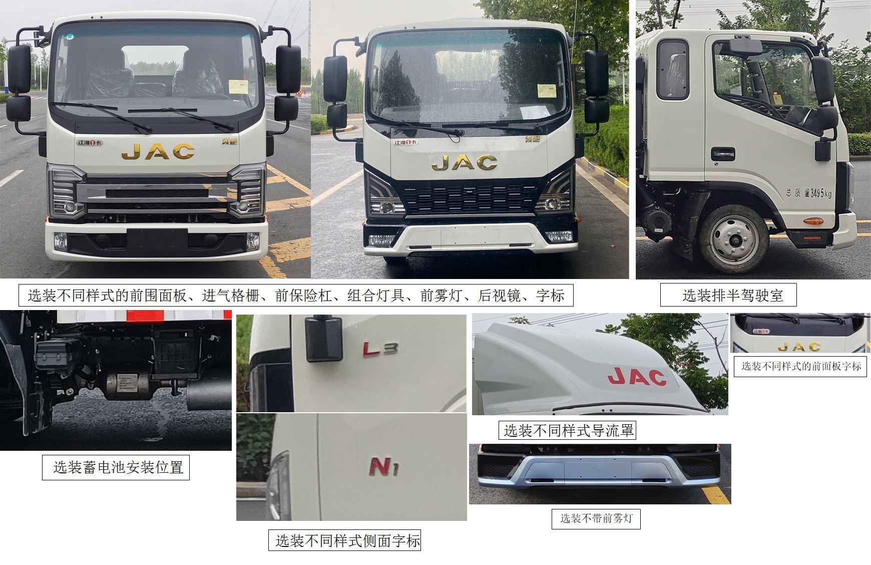 江淮牌HFC5031XXYP23E2B3QS廂式運輸車公告圖片