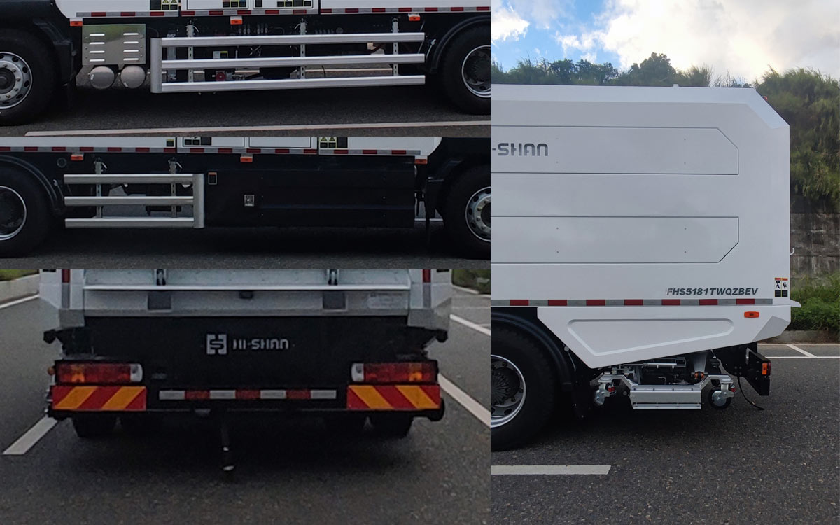 海山颶風牌FHS5181TWQZBEV純電動道路污染清除車公告圖片