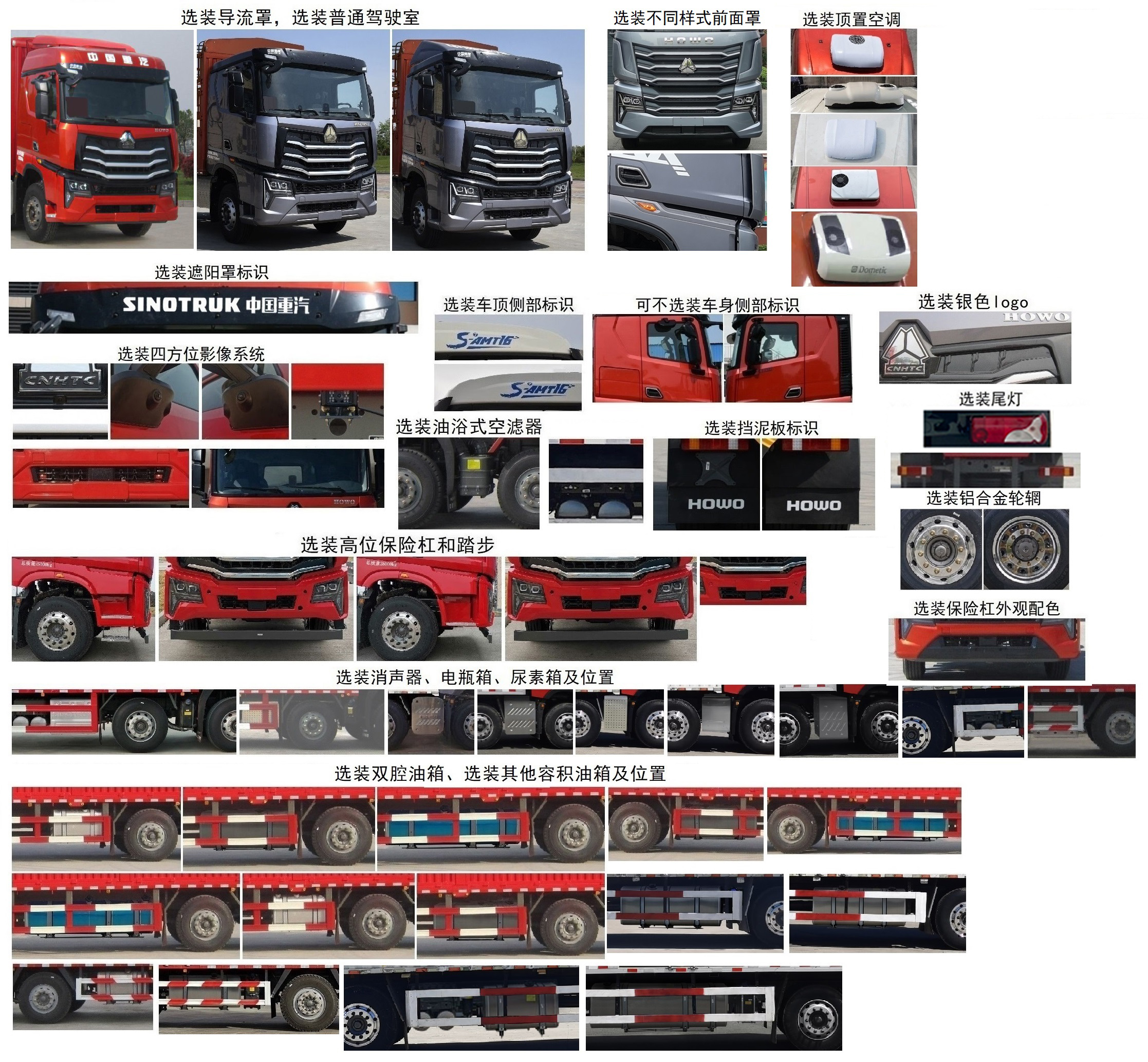 豪沃牌ZZ5327CCYV446KF1K倉(cāng)柵式運(yùn)輸車(chē)公告圖片