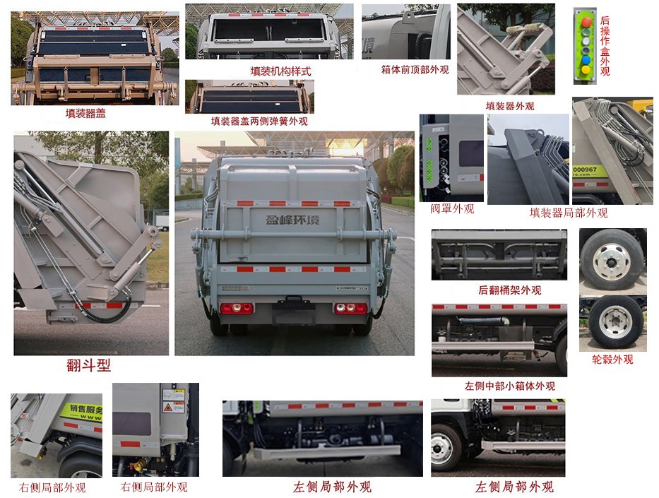 中聯(lián)牌ZBH5041ZYSSHY6壓縮式垃圾車公告圖片