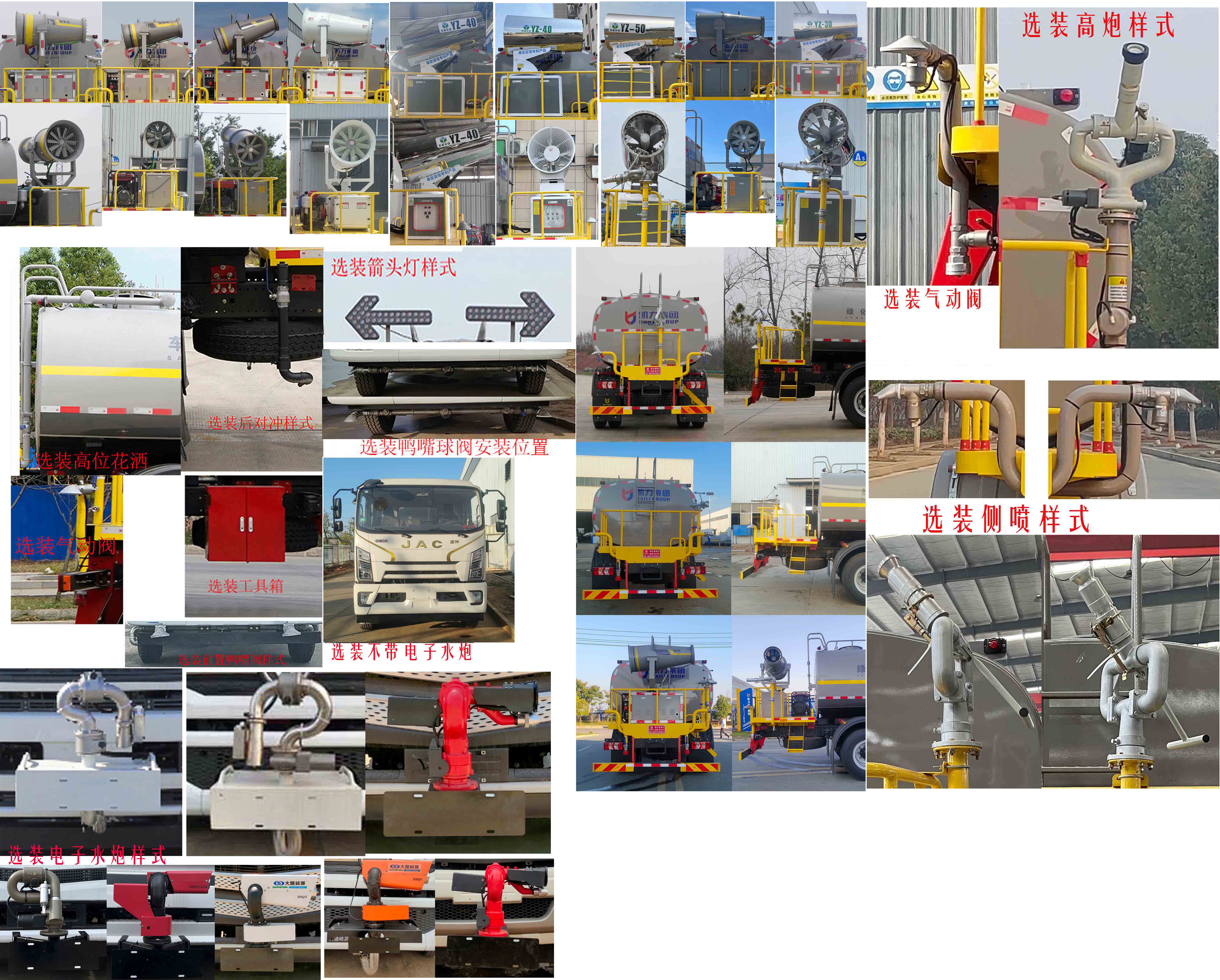 凱力風牌KLF5181GPSH6綠化噴灑車公告圖片