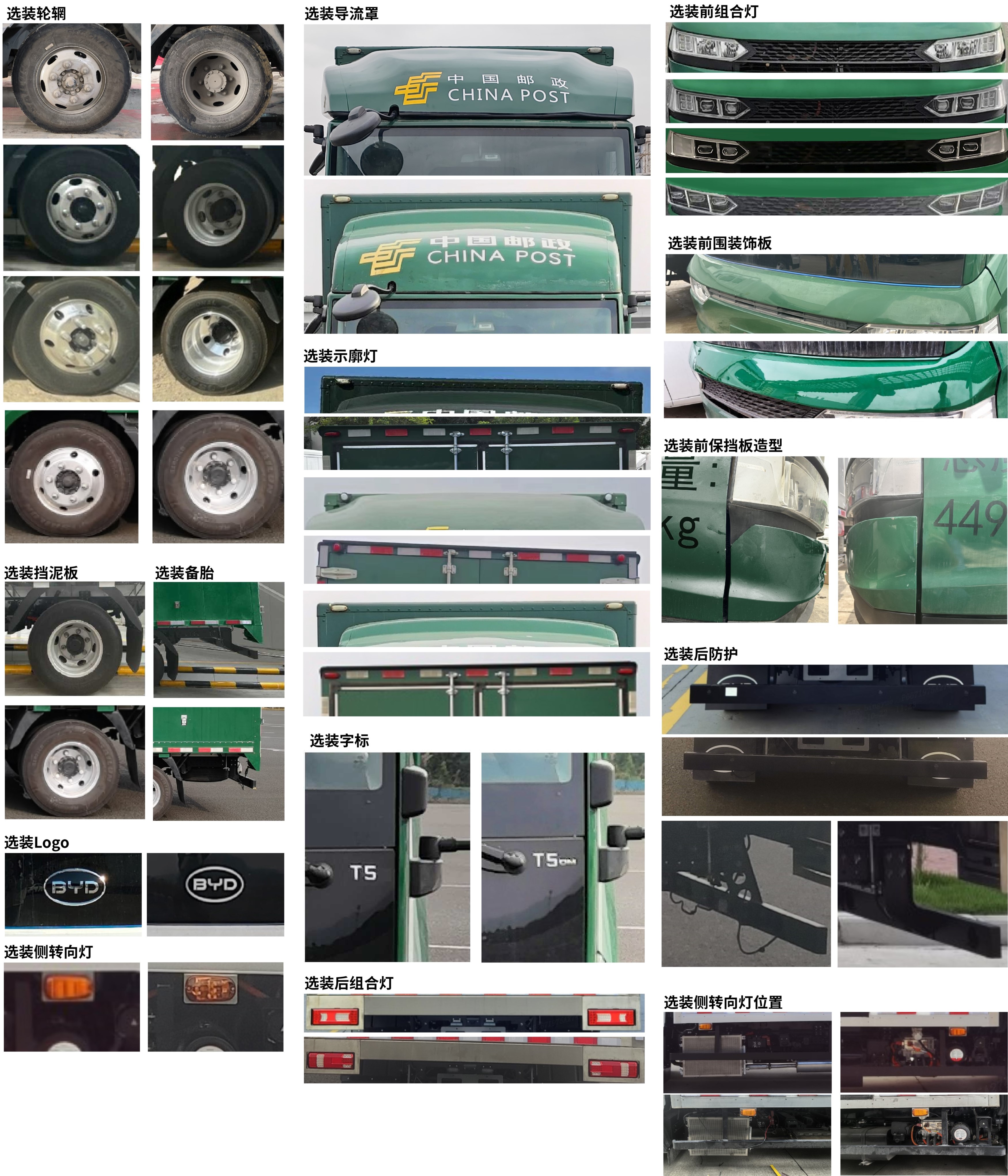 比亞迪牌BYD5040XYZHEV1插電式增程混合動力郵政車公告圖片