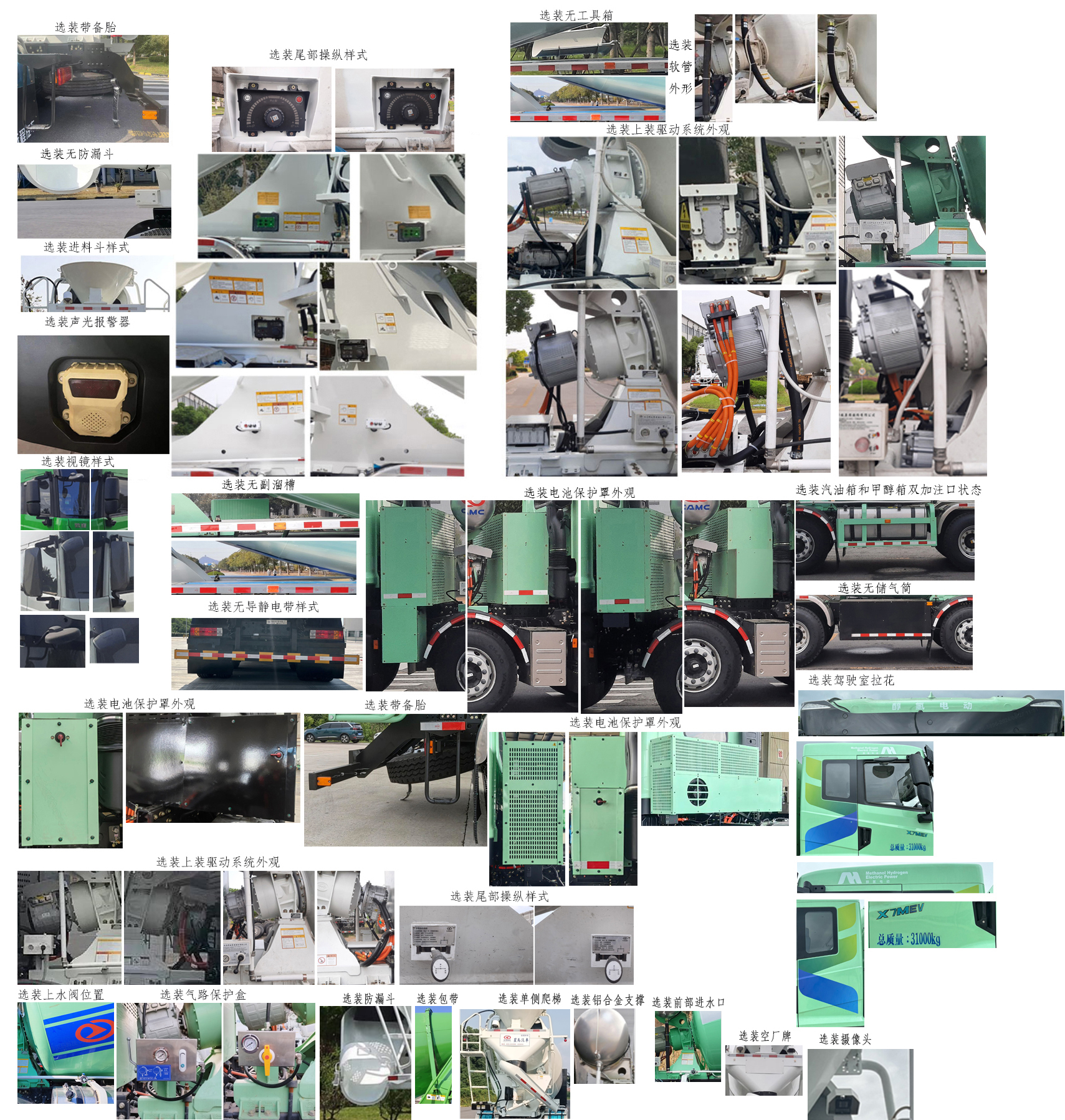 遠程牌HN5310GJBMP41C1SHEVY甲醇插電式增程混合動力混凝土攪拌運輸車公告圖片