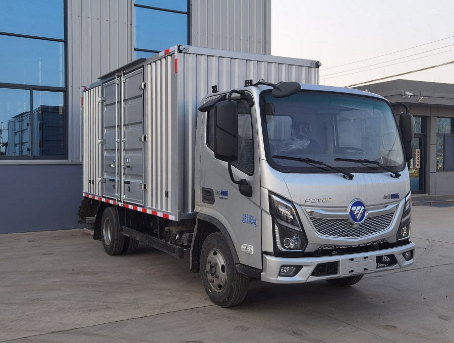 福田牌BJ5045XXYEV14純電動(dòng)廂式運(yùn)輸車公告圖片