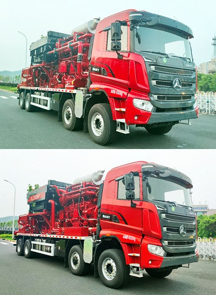 三一牌SYR5401TYL壓裂車公告圖片